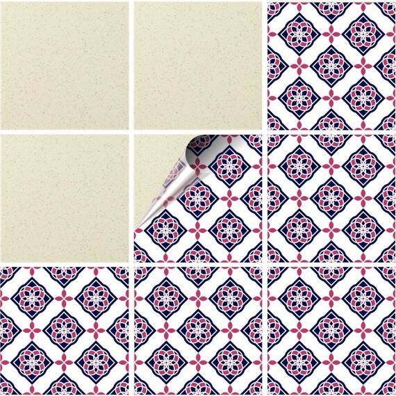 Set 100 buc. x Sticker Autocolant Faianta Decorativa "Kitchen Design" model K-FAI-815  - - Roveli