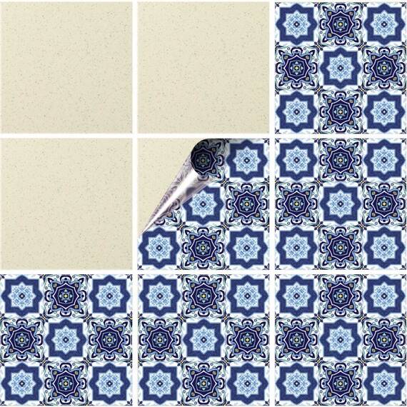 Set 100 buc. x Sticker Autocolant Faianta Decorativa "Kitchen Design" model K-FAI-816  - - Roveli