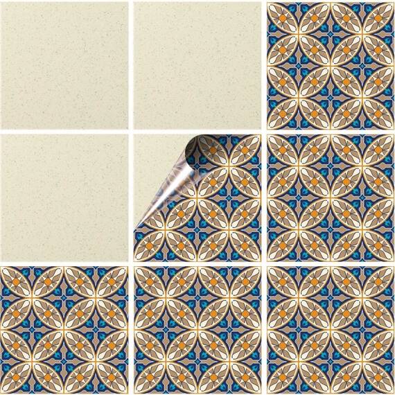 Set 100 buc. x Sticker Autocolant Faianta Decorativa "Kitchen Design" model K-FAI-832  - - Roveli