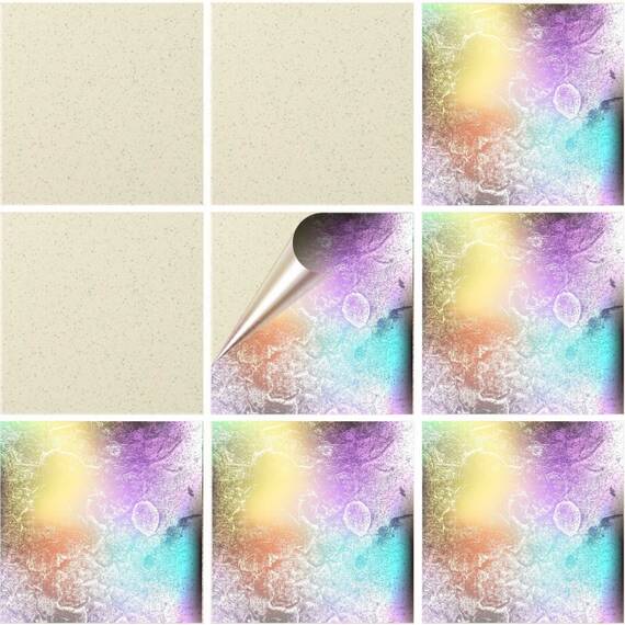 Set 100 buc. x Sticker Autocolant Faianta Decorativa "Kitchen Design" model K-FAI-846  - - Roveli