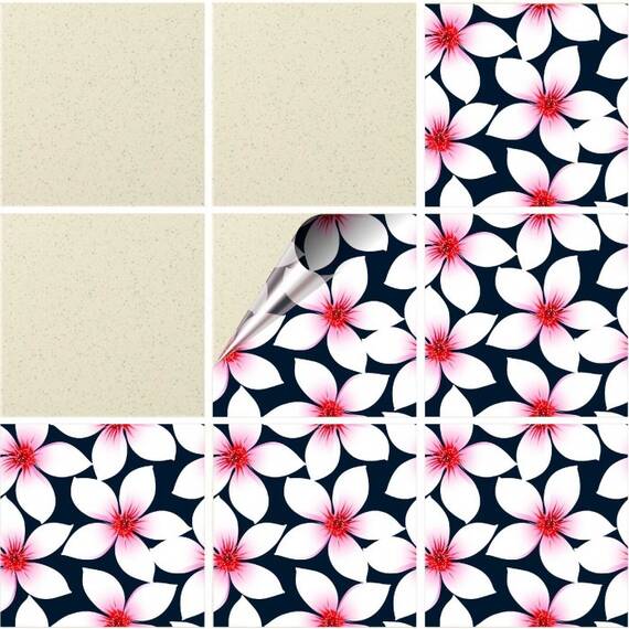 Set 100 buc. x Sticker Autocolant Faianta Decorativa "Kitchen Design" model K-FAI-862  - - Roveli