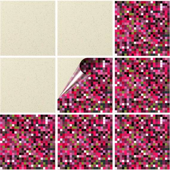 Set 100 buc. x Sticker Autocolant Faianta Decorativa "Kitchen Design" model K-FAI-863  - - Roveli