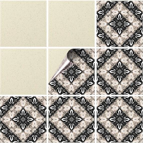 Set 100 buc. x Sticker Autocolant Faianta Decorativa "Kitchen Design" model K-FAI-746  - - Roveli
