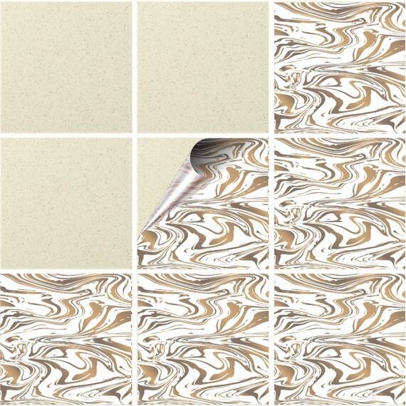 Set 100 buc. x Sticker Autocolant Faianta Decorativa "Kitchen Design" model K-FAI-466  - - Roveli
