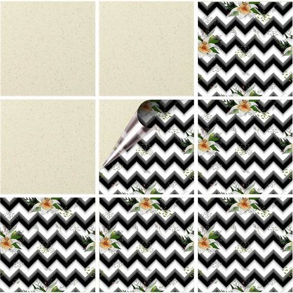 Set 100 buc. x Sticker Autocolant Faianta Decorativa "Kitchen Design" model K-FAI-510  - - Roveli