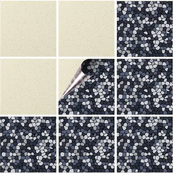 Set 100 buc. x Sticker Autocolant Faianta Decorativa "Kitchen Design" model K-FAI-566  - - Roveli