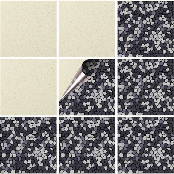 Set 100 buc. x Sticker Autocolant Faianta Decorativa "Kitchen Design" model K-FAI-567  - - Roveli