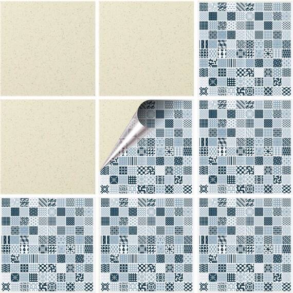 Set 100 buc. x Sticker Autocolant Faianta Decorativa "Kitchen Design" model K-FAI-583  - - Roveli