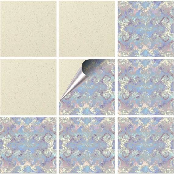 Set 100 buc. x Sticker Autocolant Faianta Decorativa "Kitchen Design" model K-FAI-626  - - Roveli