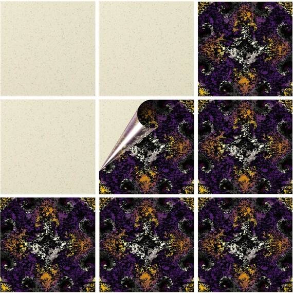 Set 100 buc. x Sticker Autocolant Faianta Decorativa "Kitchen Design" model K-FAI-631  - - Roveli