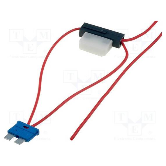 Splitter 8A siguranta 0,75mm2 Culoare rosu - - Roveli