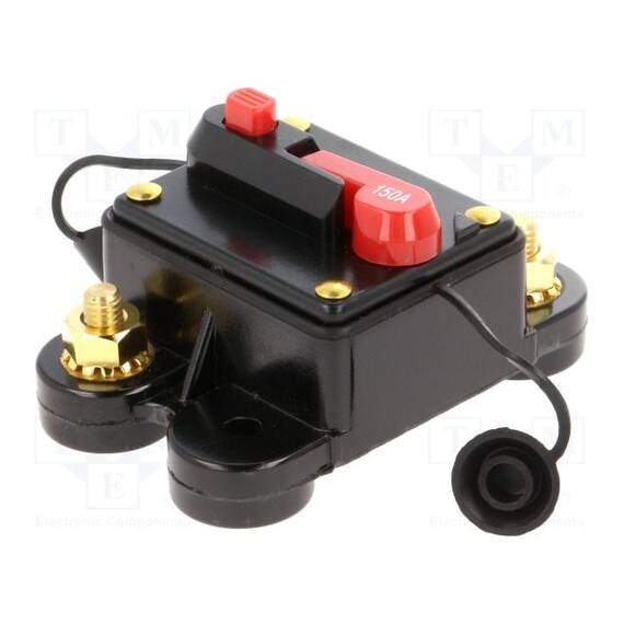 Siguranta automata auto 150A neagra 12÷48VDC 78x52x37mm - - Roveli
