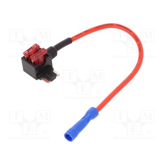 Splitter 10A 2 sigurante mini 1mm2 Culoare rosu - - Roveli