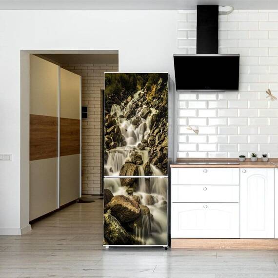 Autocolant imprimat pentru Frigider, 200 x 90cm, model KM-FRIDGE-69 - - Roveli