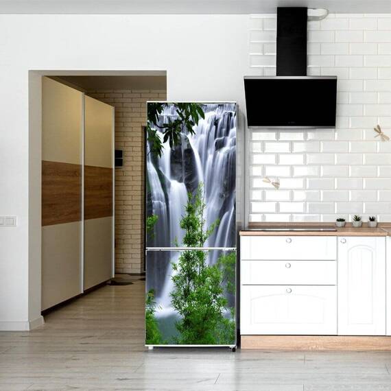 Autocolant imprimat pentru Frigider, 200 x 90cm, model KM-FRIDGE-76 - - Roveli
