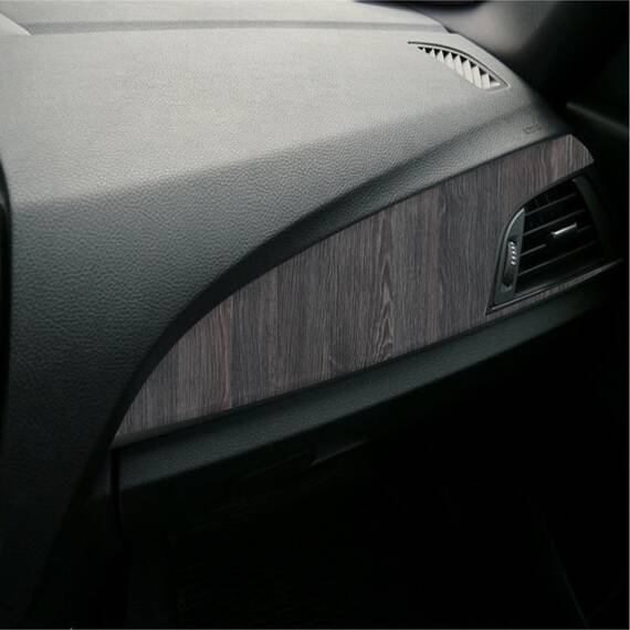 Folie Auto Colantare Trimuri, Model Stejar Gri Inchis, 100 x 45cm - - Roveli