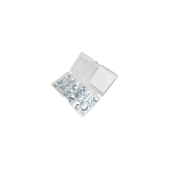 Trusa piulite tip fluture 75 piese DIN315 M5, M6, M8  BK81039 - - Roveli