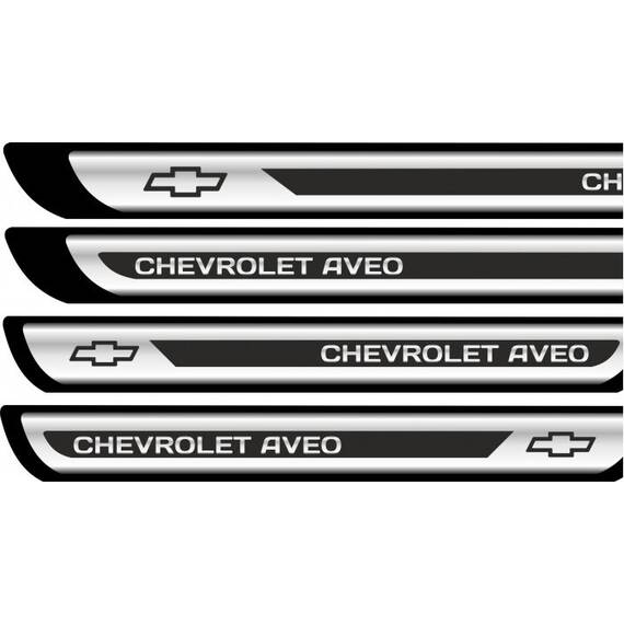 Set protectii praguri CROM - Chevrolet Aveo - - Roveli