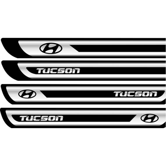 Set protectii praguri CROM - Hyundai Tucson - - Roveli