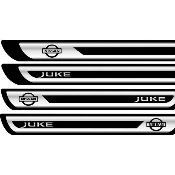 Set protectii praguri CROM - Nissan Juke - - Roveli