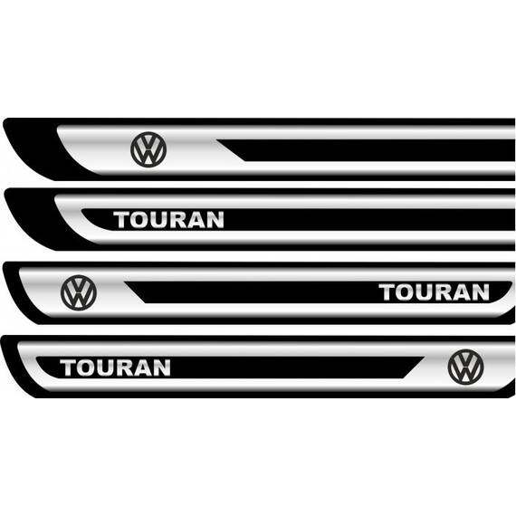 Set protectii praguri CROM - VW Touran - - Roveli