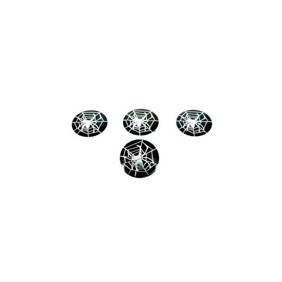 Set 4 buc. ornament metalic capac janta aliaj (55mm) - SPIDER - - Roveli