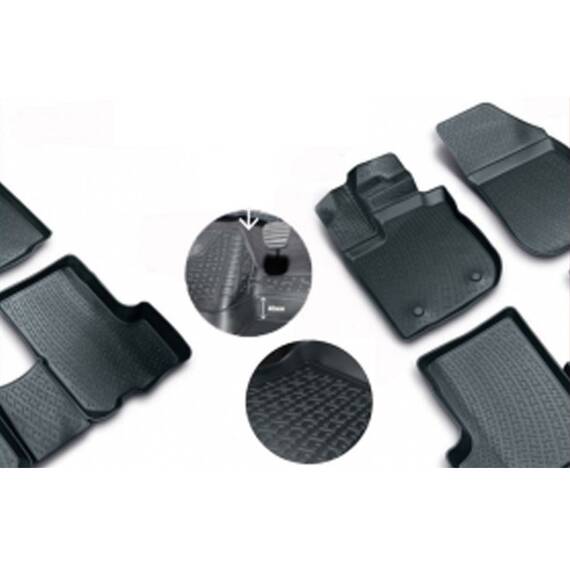 Covoare cauciuc stil tavita Smart Forfour (W453) 2014-> ( 3D 3590, A50 ) - - Roveli