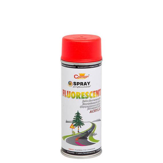 Spray Vopsea Fluorescent 400ml Rosu Champion Color - - Roveli