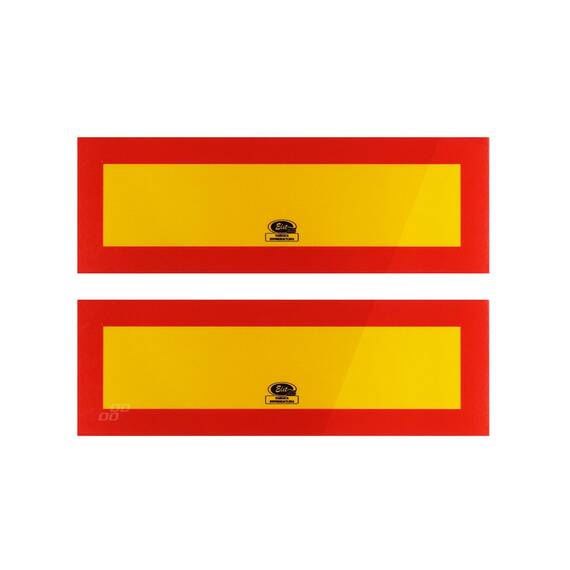 Placute reflectorizante pentru camioane 10x30 cm - - Roveli