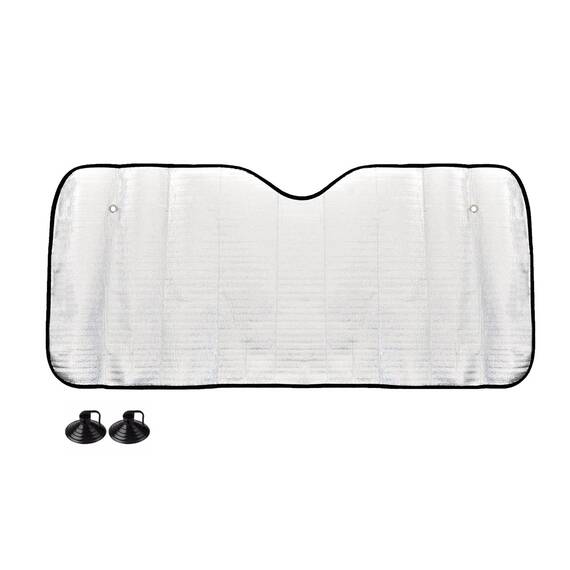 Parasolar parbriz argintiu din spuma EPE 145x70 cm - - Roveli