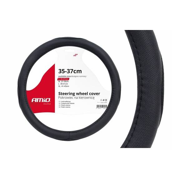 Husa volan neagra SWC-09-S (35-37cm) - - Roveli