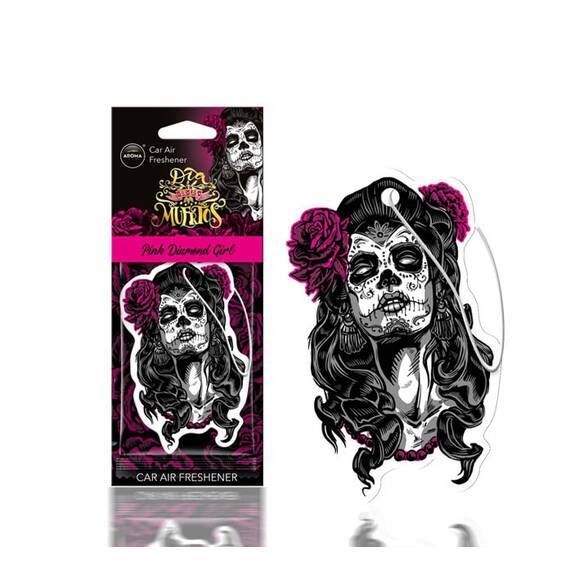 Odorizant Auto AROMA DIA DE LOS MUERTOS Pink Diamond Girl - - Roveli