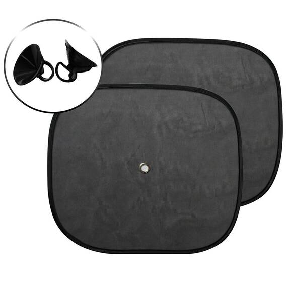 Jaluzele negre pentru geamurile laterale 44x38cm set 2 buc - - Roveli