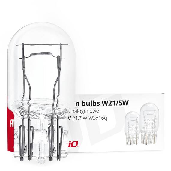 Set 10 becuri cu halogen T20, W21 / 5W, W3x16q - - Roveli