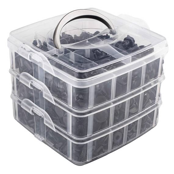 Set cleme - clipsuri reconditionare auto, 620 piese, diferite modele - - Roveli