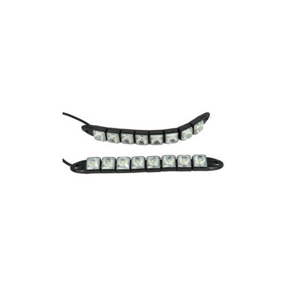 Lumini de zi DRL cu functie de semnalizare FLOW 12V. COD: BO8LED - - Roveli