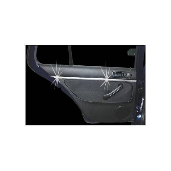 Ornament cromat adeziv - latime 12mm - AURIU - lungime 9m - - Roveli