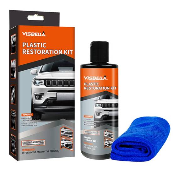 Kit restaurare, lustruire si intretinere elemente din plastic, Visbella - - Roveli