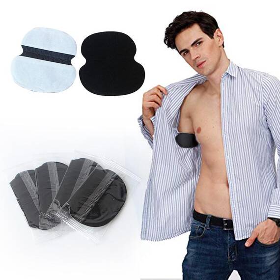 5 x Seturi tampoane anti-transpiratie, culoare Neagra - - Roveli