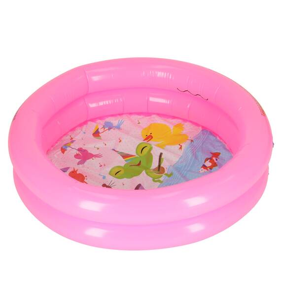 Piscina Gonflabila pentru copii, model MINI, culoare Roz, diametru 61 cm - - Roveli