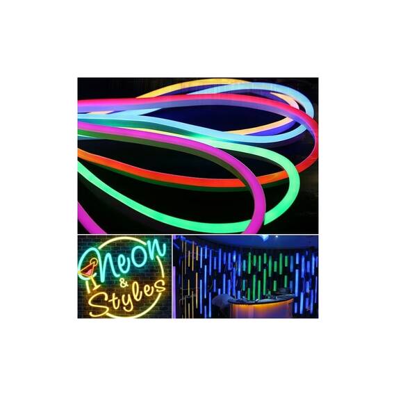 Banda LED Neon Flex 5 metri/10w pe metru  12V Cod: HH-E56-12V - - Roveli