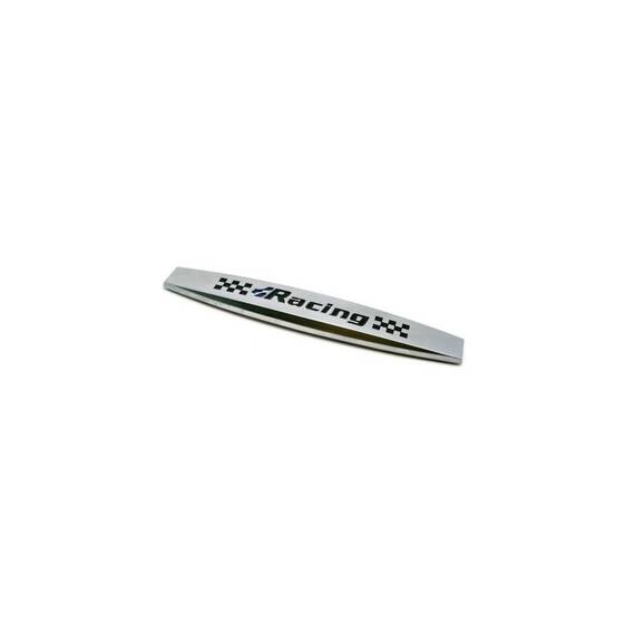Emblema "RACING" culoare Crom  Cod: YZB-45 - - Roveli
