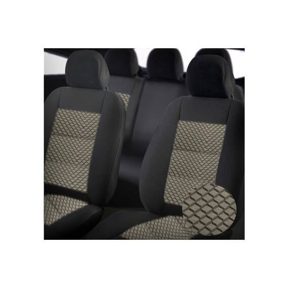 Huse scaune auto universale PREMIUM  cu bancheta spate fractionata  Cod:F3001-P32 - - Roveli