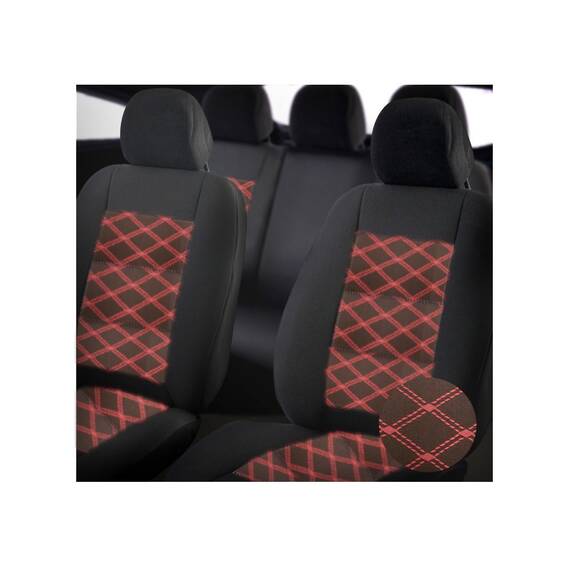 Huse scaune auto universale PREMIUM  cu bancheta spate fractionata  Cod:F3001-P43 - - Roveli
