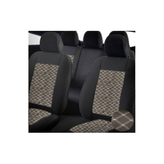 Huse scaune auto universale PREMIUM  cu bancheta spate fractionata  Cod:F3001-P45 - - Roveli