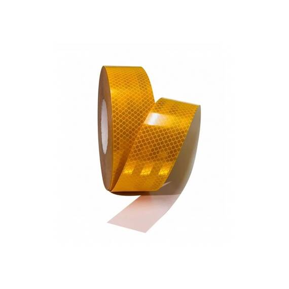 Banda reflectorizanta 3M aur-galben  tip fagure 5.5cmx45.7m - - Roveli