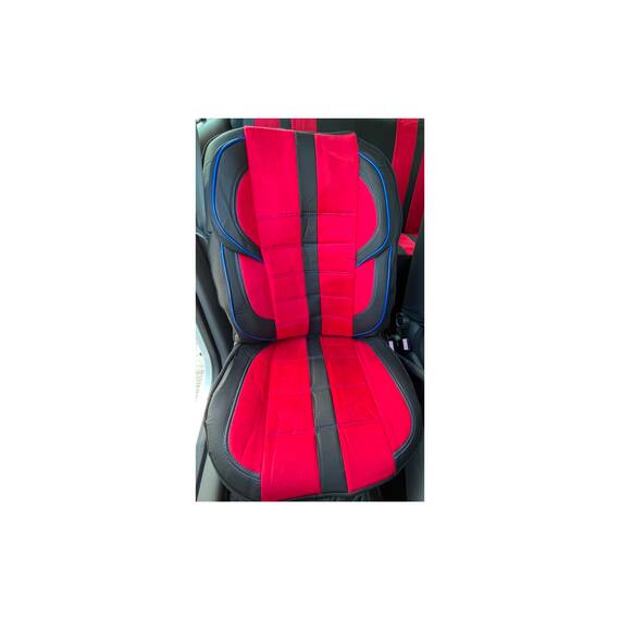 Huse scaune auto universale fractionate ,Culoare:Negru+Rosu diverse cusaturi / 11piese Cod: A101 - Negru+Rosu +Cusatura Albastra :A101-1 - - Roveli