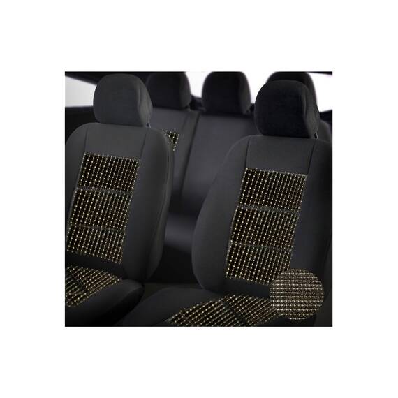 Huse scaune auto universale PREMIUM  cu bancheta spate fractionata  Cod:F3001-P2 - - Roveli