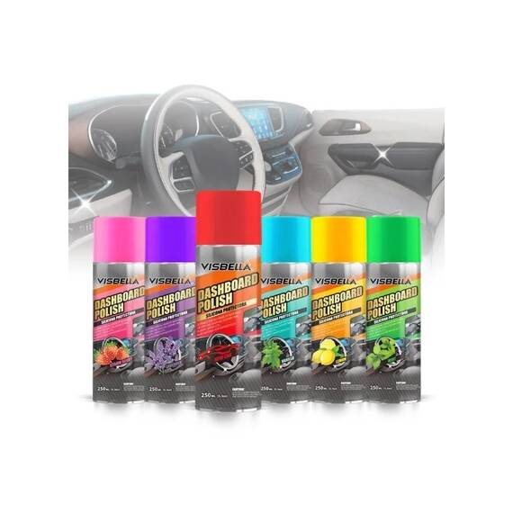 Spray siliconic pentru bord parfumat  VISBELLA 250ml - Levantica - - Roveli