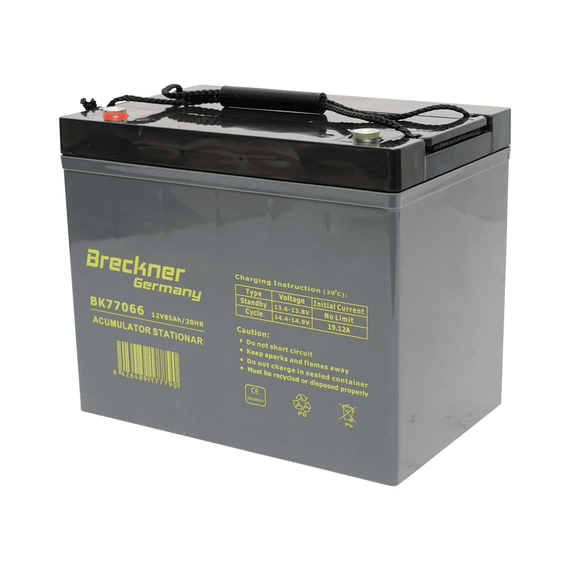 Baterie sistem solar cu gel 12V 85Ah 20HR 260x169x211mm FCDG12-85 Breckner Germany  BK77066 - - Roveli